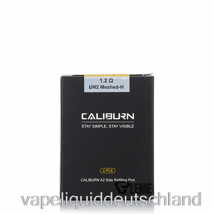 Uwell Caliburn A2S Ersatzpods 1,2 Ohm A2S Pods Vape Liquid